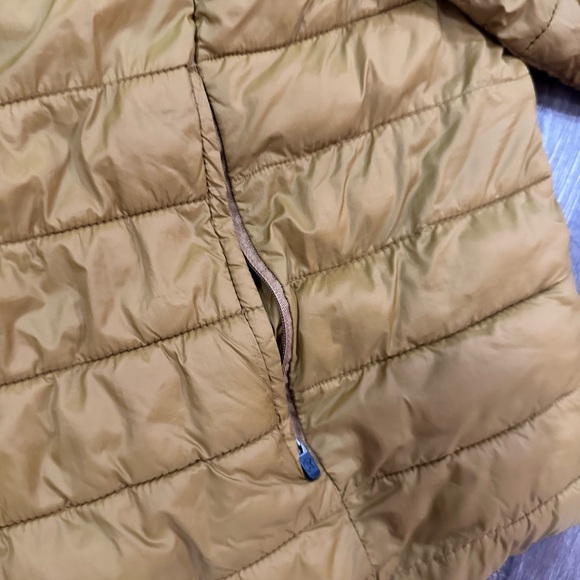 Men’s Large Mustard Yellow Puffer Jacket — see description - Picture 4 of 8